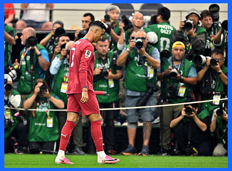 Imagen del partido ante Portugal