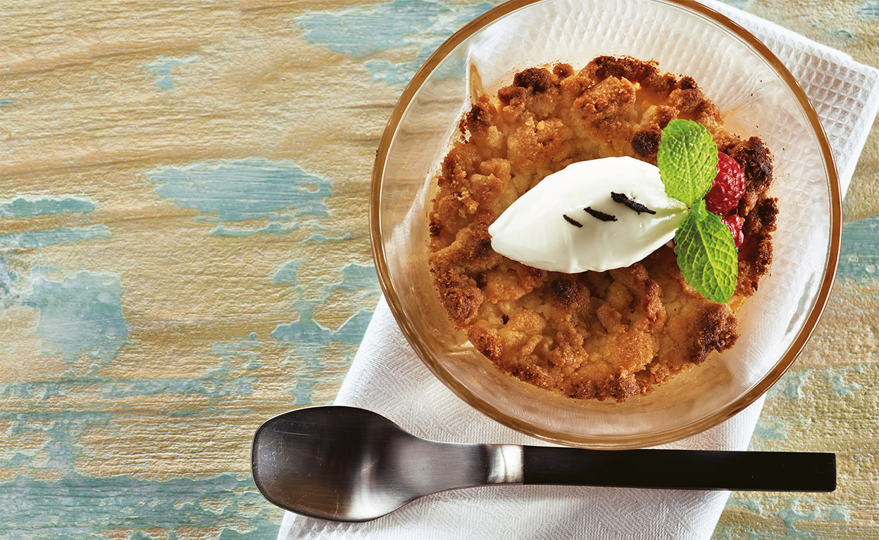 Manzana en 'crumble'