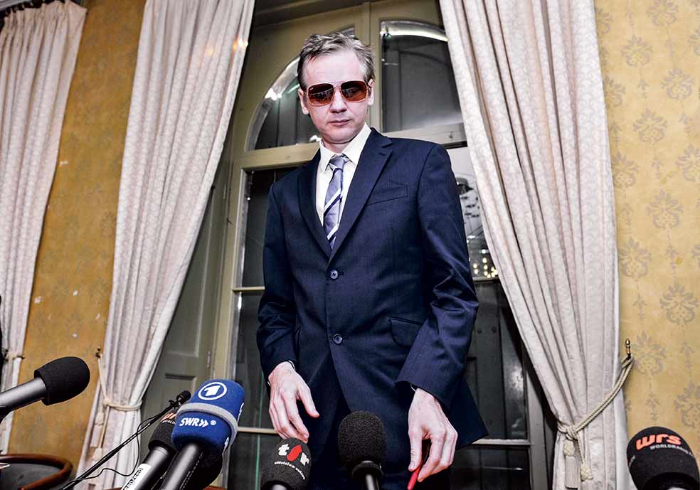 Anna Ardin reconoce que en un principio se sintió fascinada por la figura de Assange (en la foto, en 2010), que se había convertido en una celebridad mundial tras filtrar cientos de miles de documentos de la Administración de Estados Unidos.