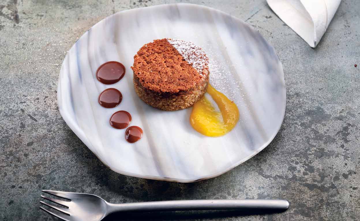 Bizcocho de avellana tostada