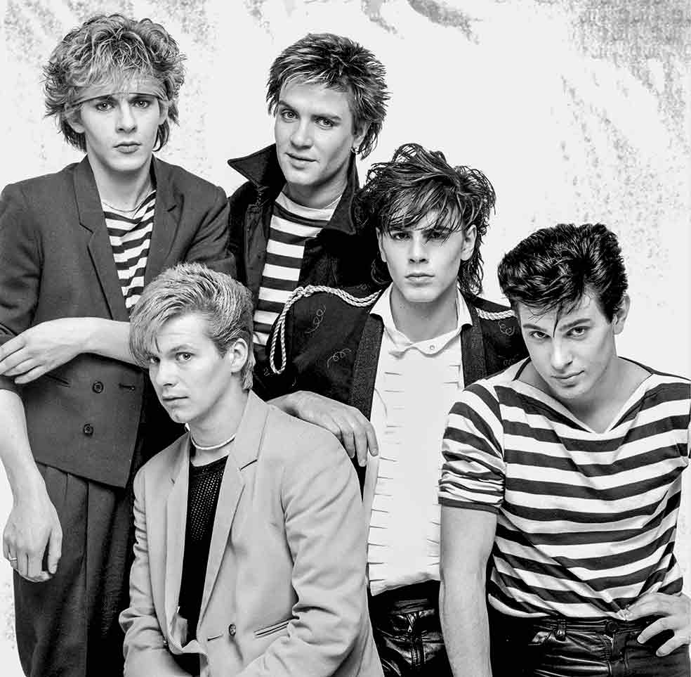 El grupo en los años ochenta, cuando todavía estaba con ellos Andy Taylor.