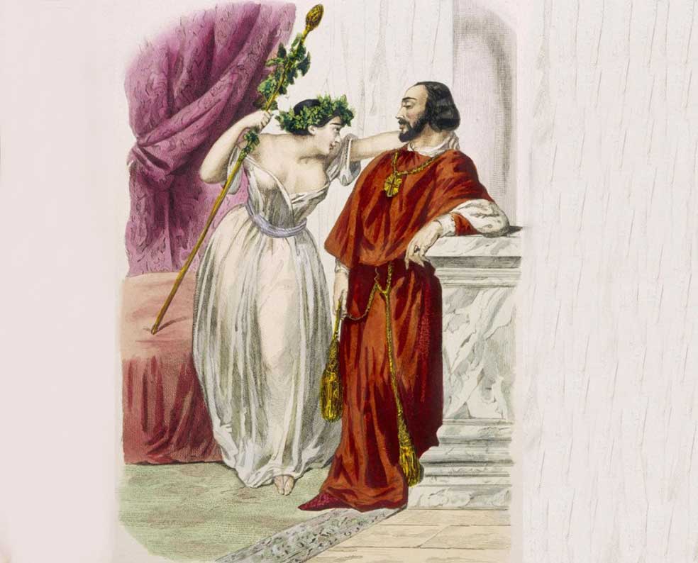 Una de las leyendas que más se difundió fue la del incesto entre César y Lucrecia. «No hay evidencias creíbles», asegura Dario Fo.