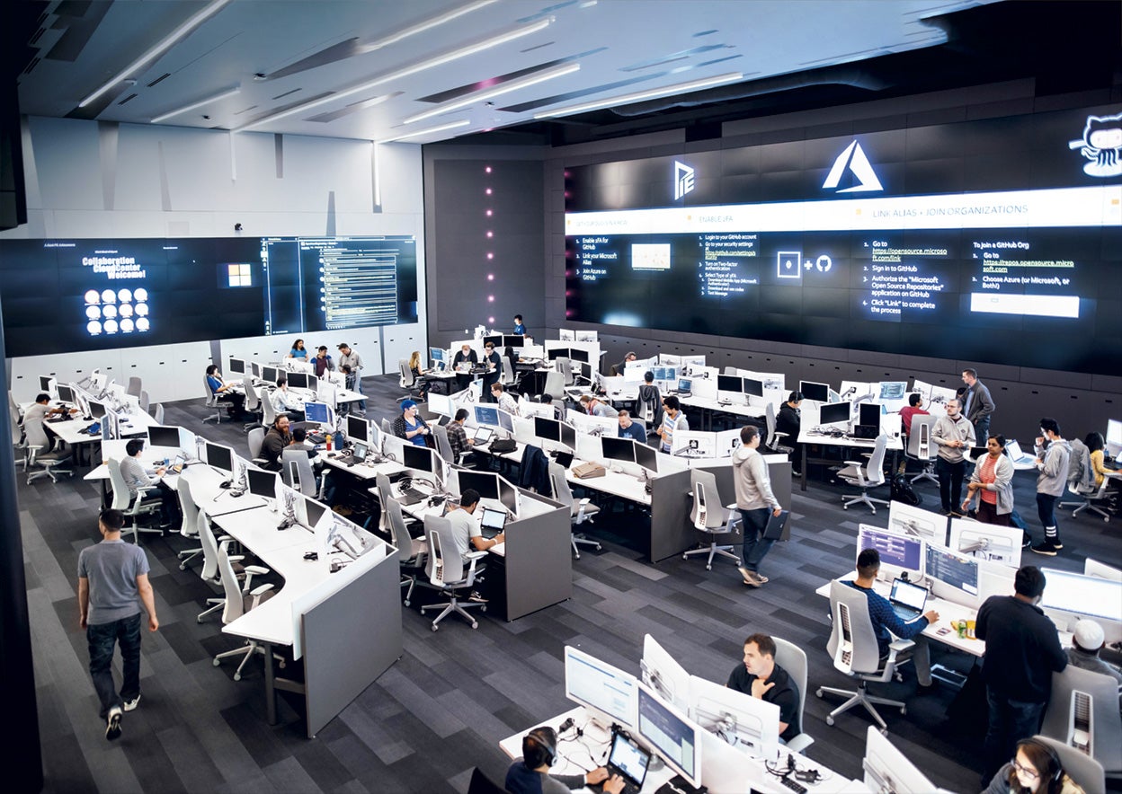 Sede central de Azure, la nube de Microsoft, en Redmond, Estados Unidos. La empresa fundada por Bill Gates ya gestiona el 20 por ciento del mercado y es la compañía que más crece en este nuevo sector.