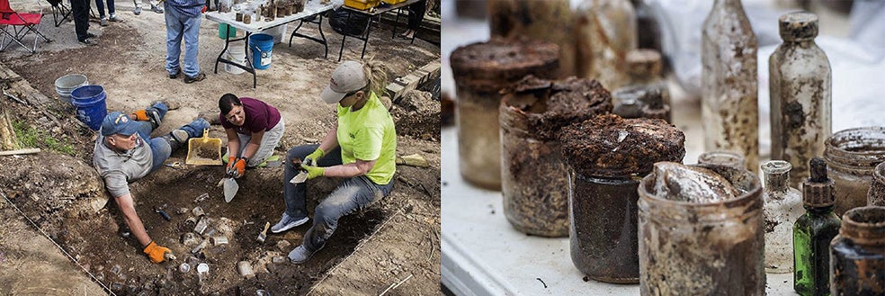 Al acondicionar los jardines del hotel en 2019 se hallaron tejidos humanos conservados en frascos con alcohol. Y comenzaron las pesquisas.