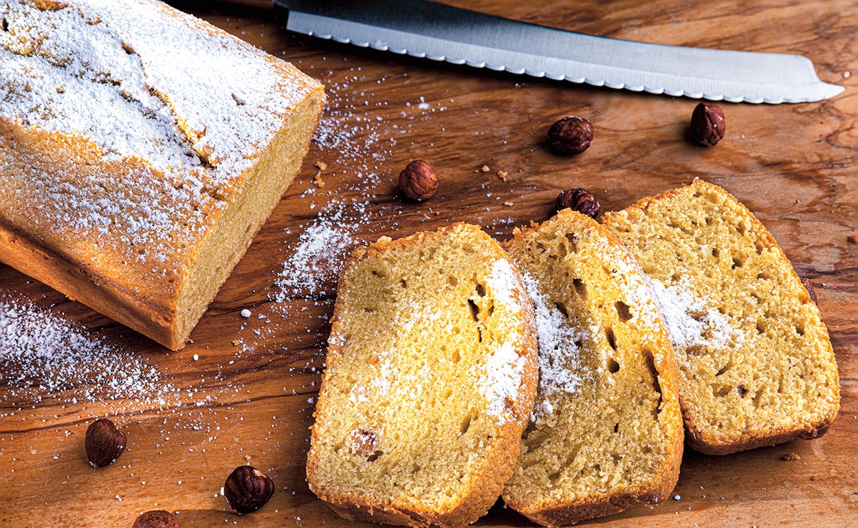 Bizcocho de almendra y avellanas 'ane'