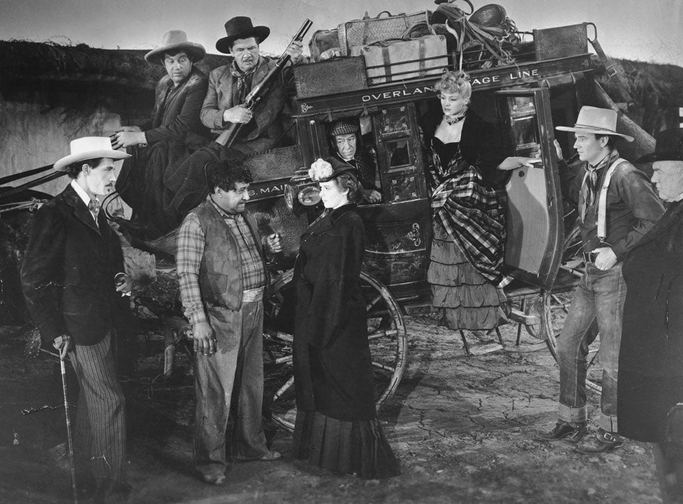 John Wayne, Claire Trevor, Andy Devine, Louis Platt y John Carradine fueron parte del reparto coral de la película. Sus interpretaciones ocupan un lugar privilegiado en el cielo del celuloide.