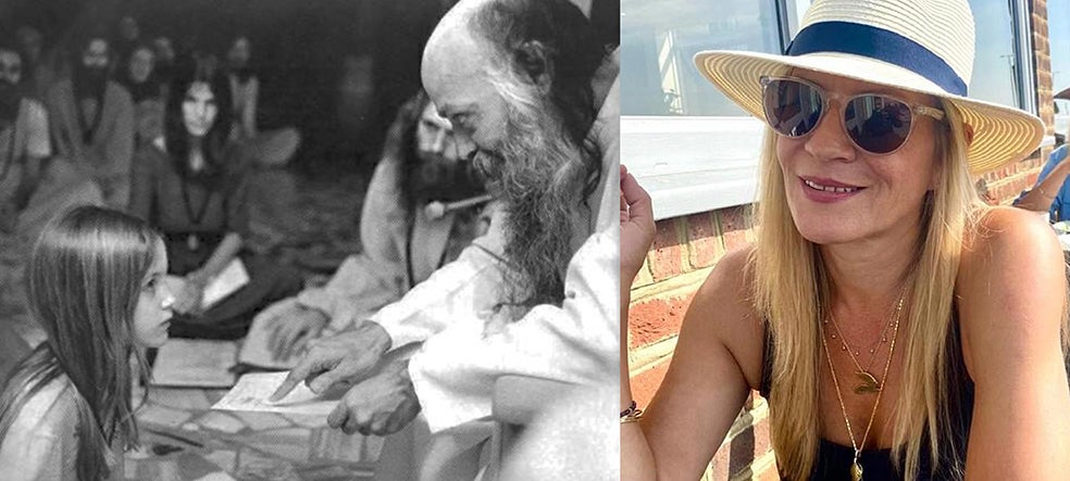 Prem Sargam fue quien, en 2021 y a través de Facebook, convocó a numerosas víctimas de la secta que empezaron a contar sus testimonios. Ella fue la primera en contar cómo fue violada más de 50 veces por distintos hombres en los tres años que vivió en Oregón. Osho también la bendijo a ella cuando llegó con seis años.