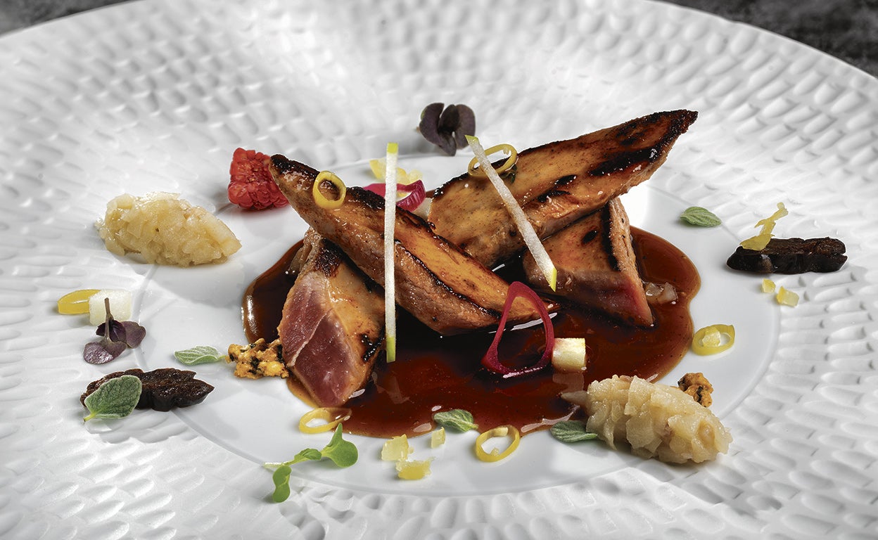 Solomillos de pato con ciruelas