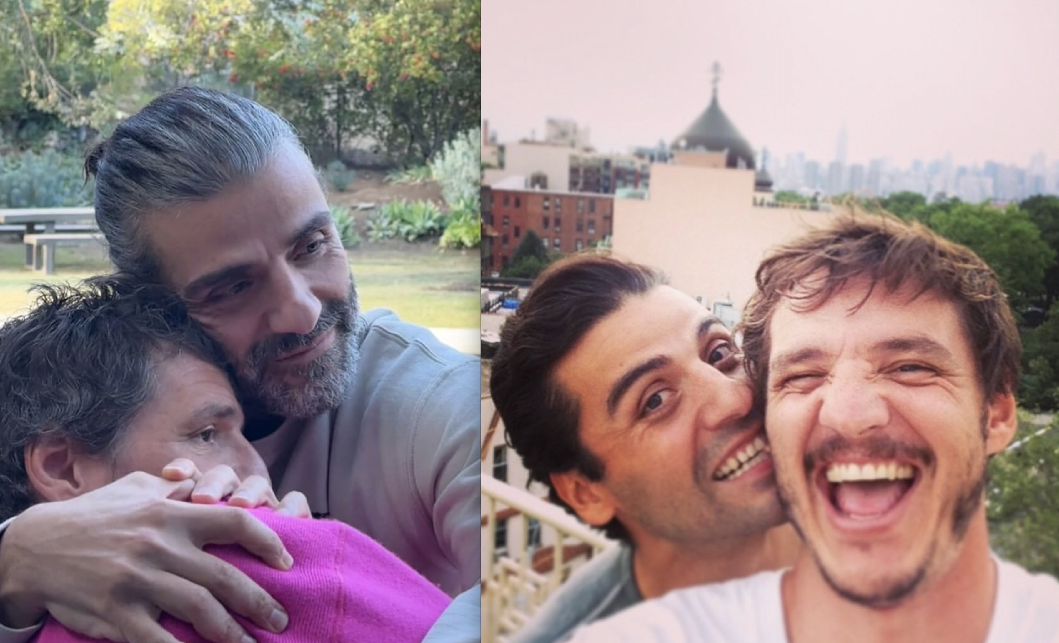 Pedro Pascal y Oscar Isaac se conocieron en 2005, cuando coincidieron en una obra de teatro, y son amigos desde entonces. Además del origen latino, comparten el humor y muchos momentos agradables juntos, que no dudan en compartir en redes sociales.